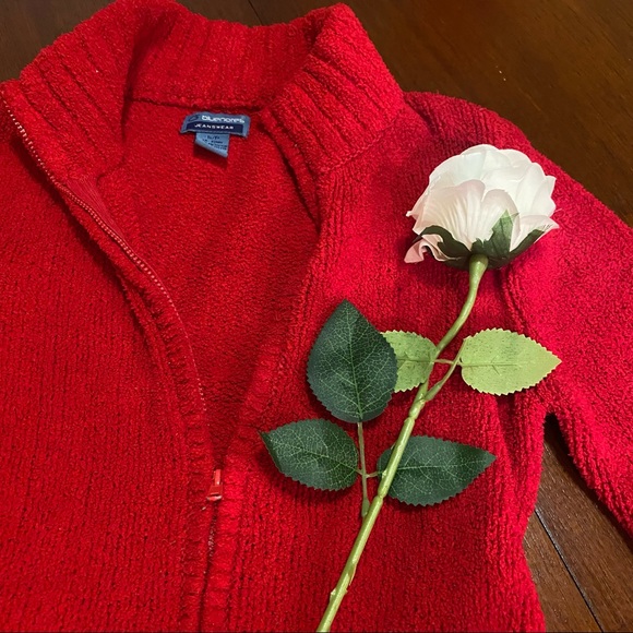 Bluenotes jeanswear red & pink sweater size S - Picture 5 of 10